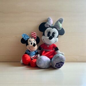 Disney Minnie Mouse Plush Set – Disney 100 Years + Patriotic Minnie